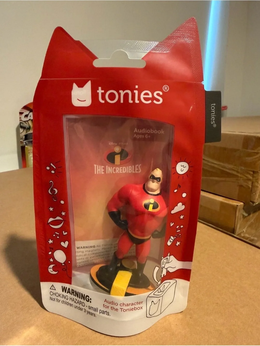 Tonies Mr. Incredible Audio Toy Figurine Disney Pixar The Incredibles Song Story